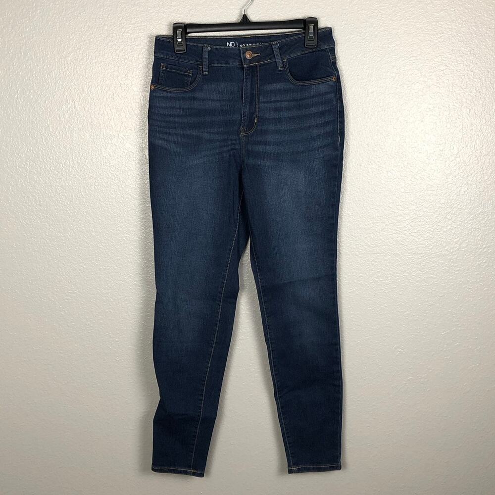 No Boundaries Juniors Size 9 Denim Skinny Jeans Mid Wash Pockets School Casual